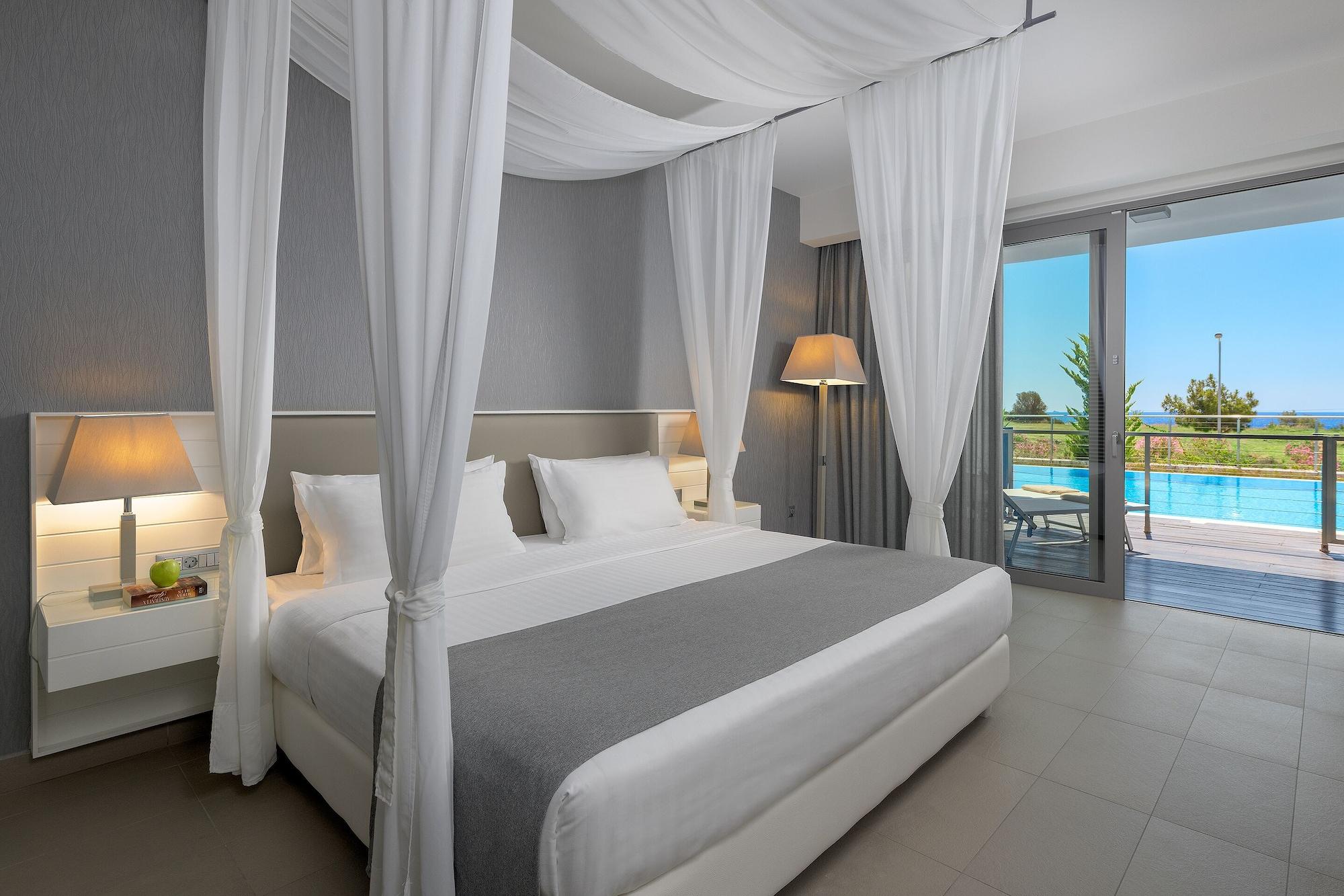 Princess Andriana Resort & Spa - Ultra All-Inclusive Kiotari Bagian luar foto