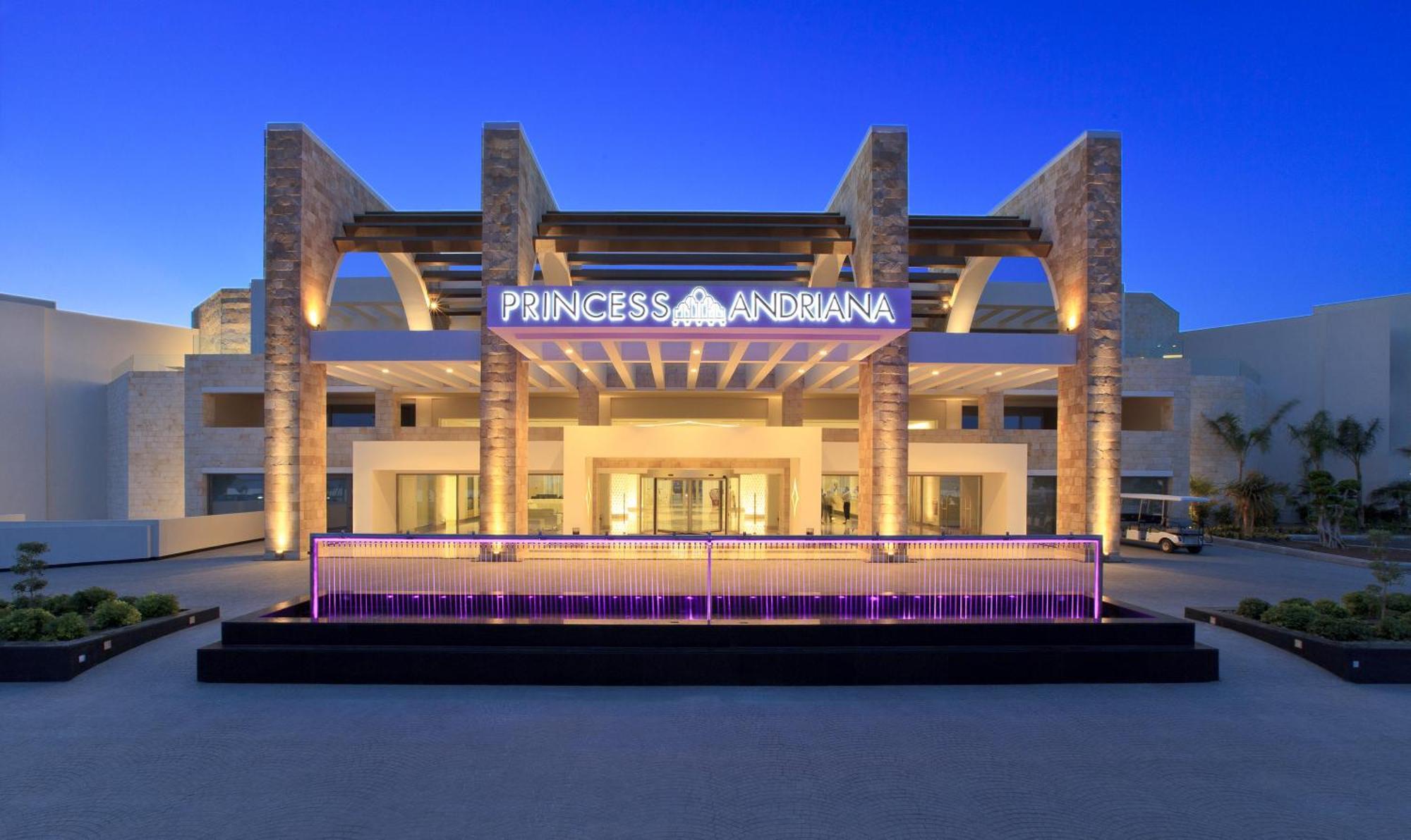 Princess Andriana Resort & Spa - Ultra All-Inclusive Kiotari Bagian luar foto