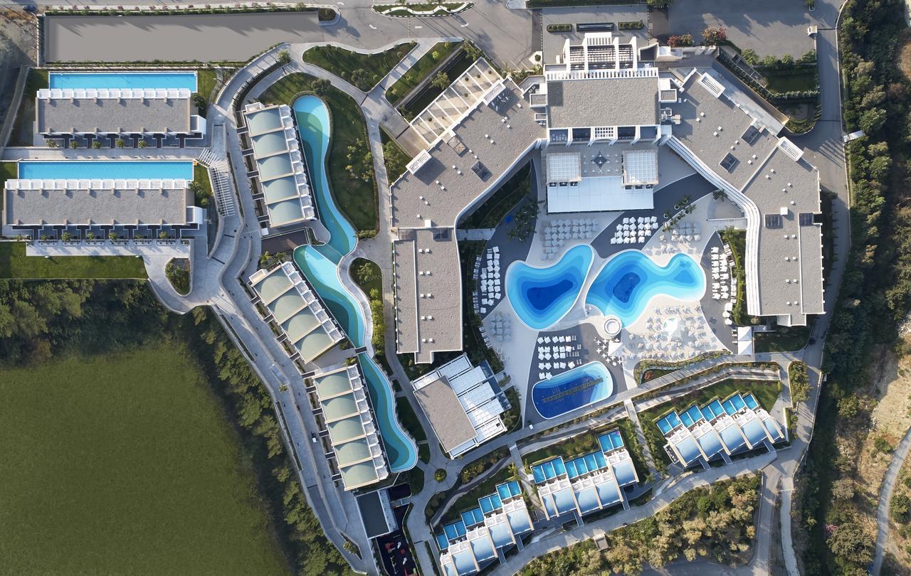 Princess Andriana Resort & Spa - Ultra All-Inclusive Kiotari Bagian luar foto